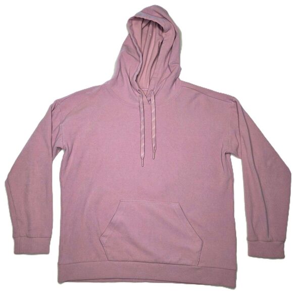 Marc New York Tops - Marc New York Women’s Hooded Mauve Sweater M Kangaroo Pocket LS